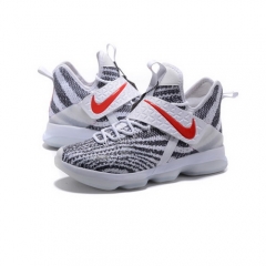 Nike Lebron 14 Zebra Black White Red Men