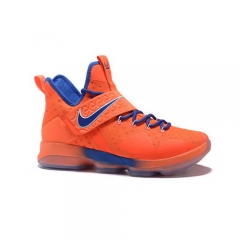 Nike Lebron 14 Orange Blue Men