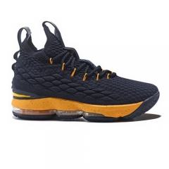 Nike Lebron 15 Dark Blue Yellow Men