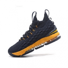 Nike Lebron 15 Dark Blue Yellow Men