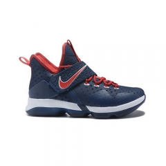 Nike Lebron 14 Dark Blue Red White Men