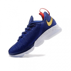 Nike Lebron 14 Low EP Dark Blue Gold Men