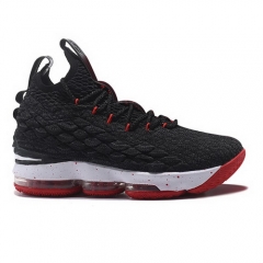 Nike Lebron 15 Black White Red Men