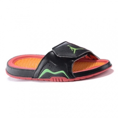 Jordan Slippers SpringGreen Orange Black