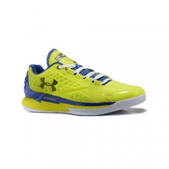 UA Curry 1 Low Under Armour Stephen Curry One Low Yellow Blue