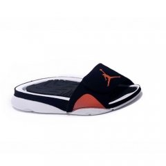 Jordan Slippers FireBrick White Black