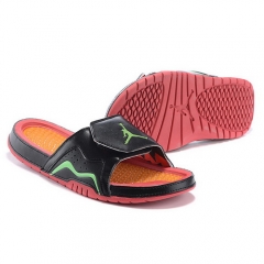 Jordan Slippers SpringGreen Orange Black