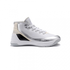 UA Curry 2 Under Armour Stephen Curry 3 White Grey Sliver Men