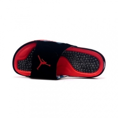 Air Jordan 7 Slippers Light Red Black DeepSkyBlue