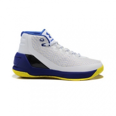 Under Armour Curry 3 White Blue Yellow Men