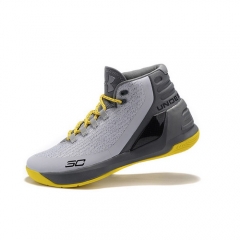 UA Curry 2 Under Armour Stephen Curry 3 Dark Grey Light Grey Yellow Men