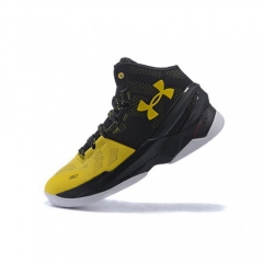 Under Armour Curry 2 Black Yellow Shoes