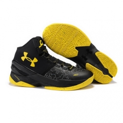 Under Armour Curry 2 Black Yellow Men