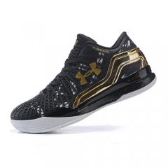 Under Armour Curry Kevin Durant Low Black Gold White