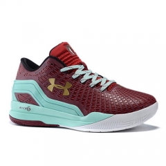 Under Armour Curry Low DarkRed Cyan