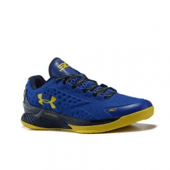 Under Armour Curry Camp Low Basketball Shoe Royal Yellow