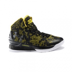 Under Armour Curry One Away Shoes Black Yellow White