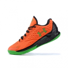 Under Armour Curry One Low Bolt Orange Bright Bolt Orange Green Black