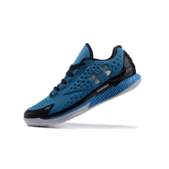 Under Armour Curry Hnts Low Basketball Shoe Blue Black