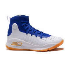 Under Armour Curry 4 White Blue Orange Men