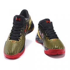 Under Armour Curry Kevin Durant Low Gold Black Red