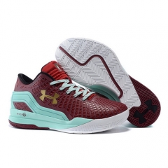 Under Armour Curry Low DarkRed Cyan