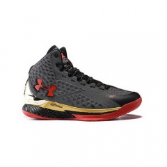 Under Armour Curry One Grey Black Red Gold