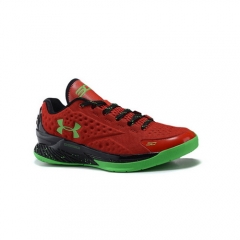 Under Armour Curry One Low Crimson Black Red Green