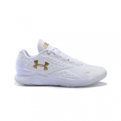 Under Armour Curry One Low Friends Family White Golden