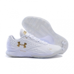 Under Armour Curry One Low Friends Family White Golden