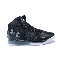 Under Armour Curry One Shoes Black Camo Grey White