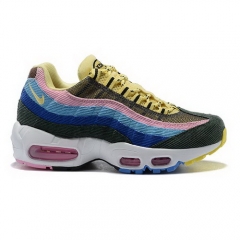 Nike Air Max 95 Pink Sky Blue Dark Blue Yellow White Men