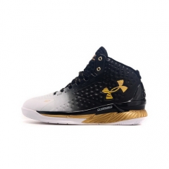 Under Armour Curry One White Black Gold