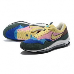 (Women) Air Max 87 Dark Green Blue Pink Yellow