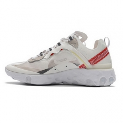 (Women) Authentic Nike React Elemen 87 White Red