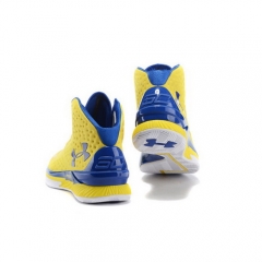 Under Armour Curry One Shoes Yellow Royal Blue White