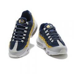 Nike Air Max 95 Dark Blue Yellow Silver White Men