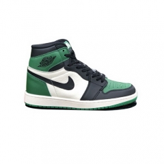 Authentic Air Jordan 1 High Pine Green Men