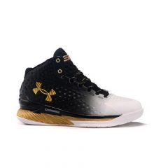 Under Armour Curry One White Black Gold