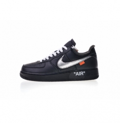 Authentic 2018 Off White x Moma Air Force 1 One Low Black