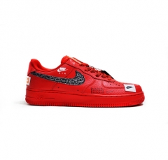 Authentic 2018 Off White x Moma Air Force 1 One Low Red