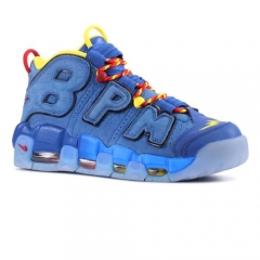 Authentic Air More Uptempo Bordeaux Chrome Blue