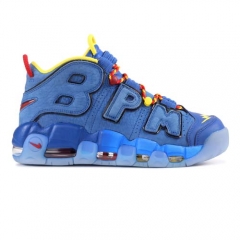 Authentic Air More Uptempo Bordeaux Chrome Blue Women