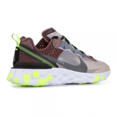 Authentic Nike React Elemen 87 Desert Sand Volt Women