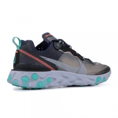 Authentic Nike React Elemen 87 Black midnight Navy Size-