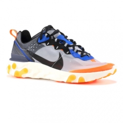 Authentic Nike React Elemen 87 Thunder Blue Orange Women