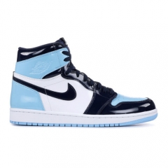 Authentic Jordan 1 Retro High UNC Patent