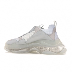 Balenciaga Triple S Clear Sole White Women