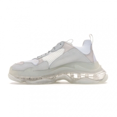 Authentic Balenciaga Triple S Clear Sole Grey