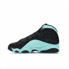 Authentic Air Jordan 13 Retro Black Island Green